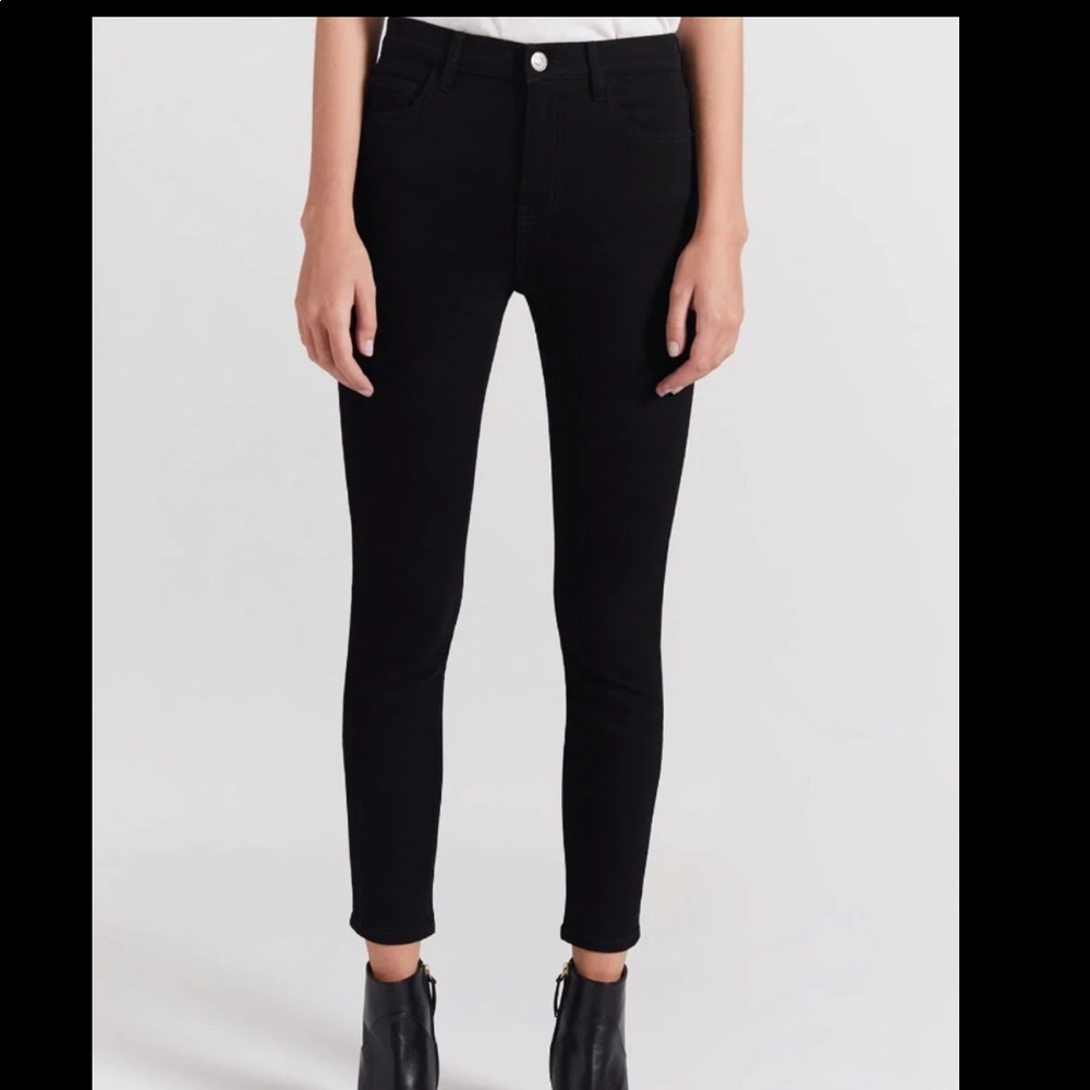 Current/Elliott High Waisted Stiletto Clean Black 26 NWT